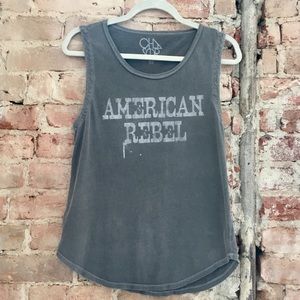 Chaser Sleeveless vintage like T-shirt